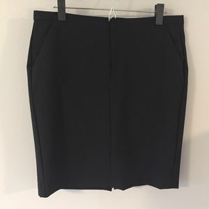 Gap Navy Blue Pinstripe Pencil Skirt